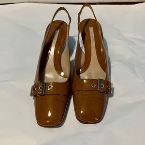 Via Spiga slingbacks. Caramel color. NWOT